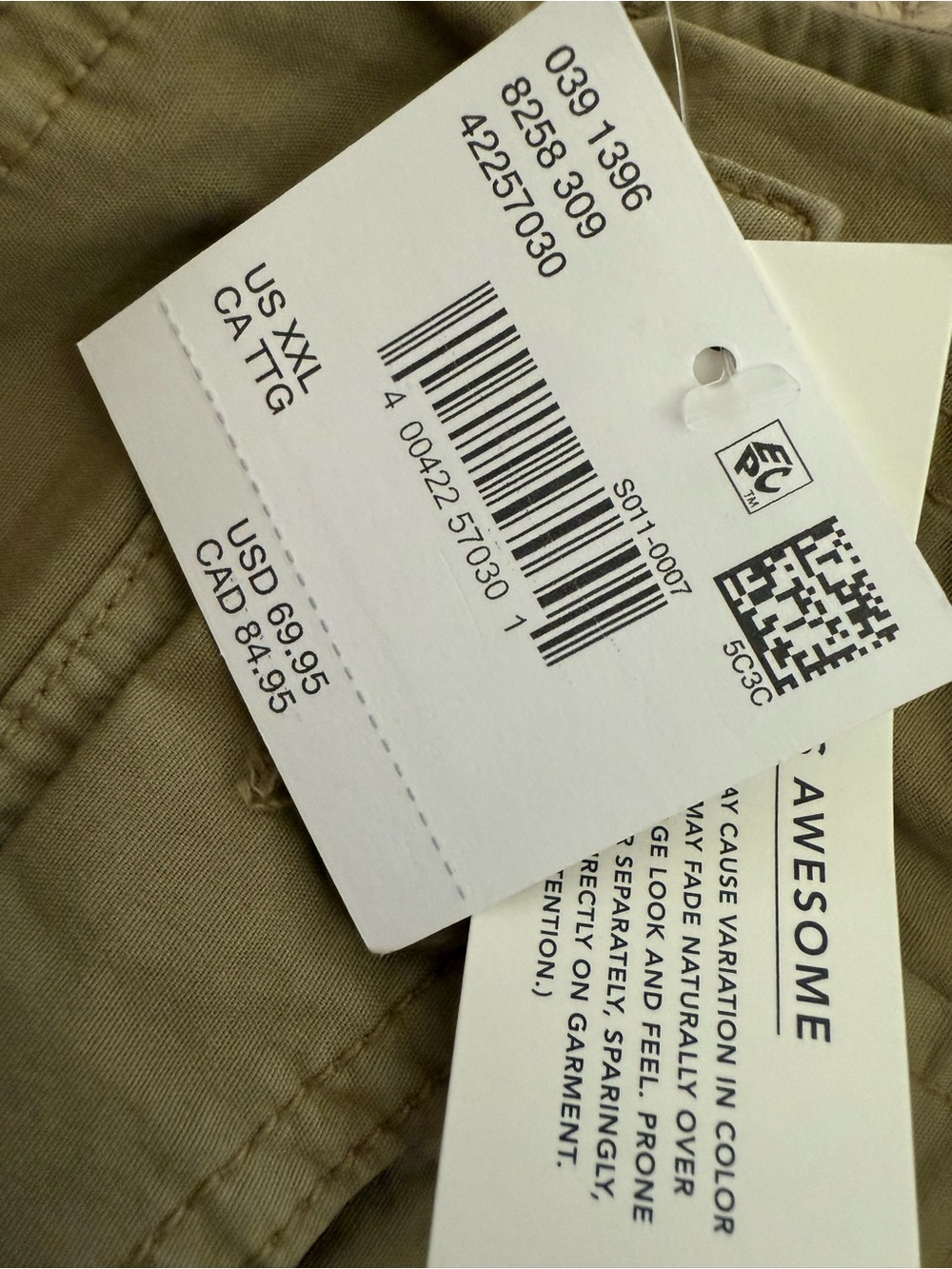 American Eagle Outfitters Olive Utility Sleeveless Jumpsuit - Picture 4 of 7